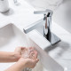 Single Faucet Bathroom Sink Lavatory Faucet with Drain Assembly F50