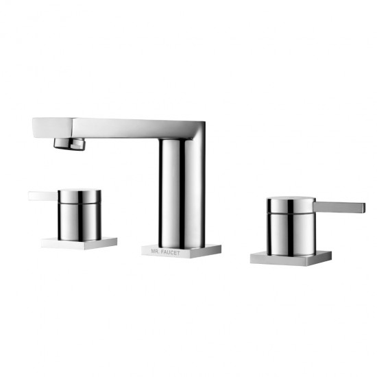 MR. FAUCET 2-handle Widespread Bathroom Sink Faucet With Drain Assembly k0088